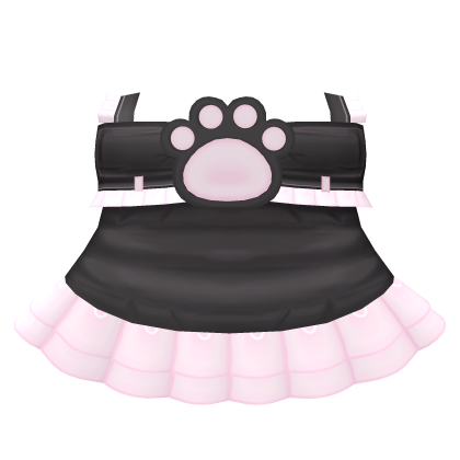 Kawaii Fish Skeleton Cat Dress