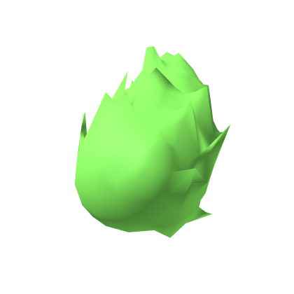 Cute Fluffy Bunny Tail Green Roblox item