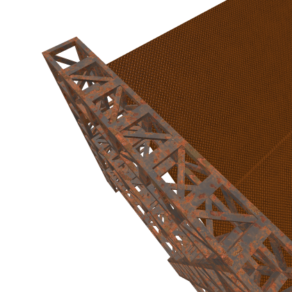 Ramp with signs