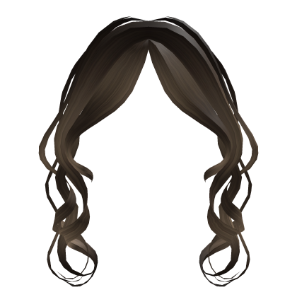 Greyish brown curly bangs  (For Chibi Doll) Roblox item