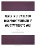 Never disappoint yourself Group Thumbnail