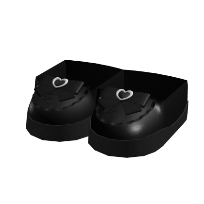 jirai kei doll bow sneakers black