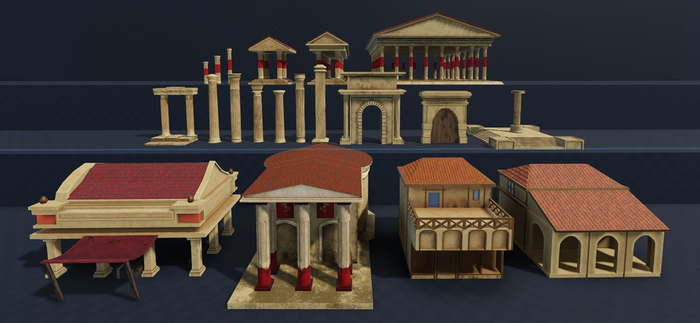 Roman Empire Building Pack Roblox preview 5