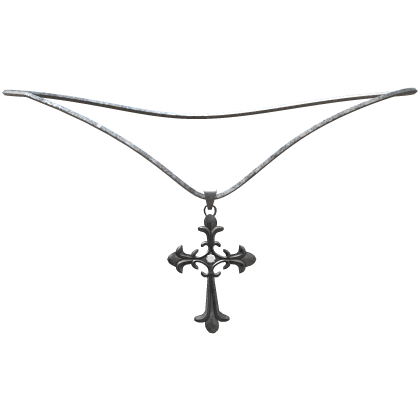 Silver Chrome Cross Chain 1.0
