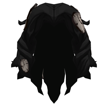 Weirdcore Clock Black Hair {🕗}