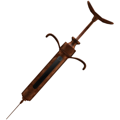 Halloween Orange Horror Syringe 