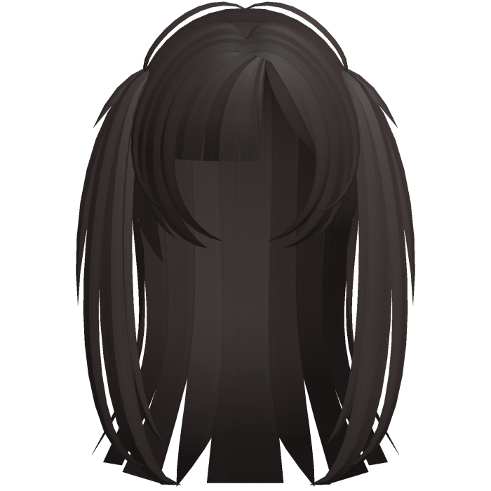 emo vkei moe vamp long choppy hair brown