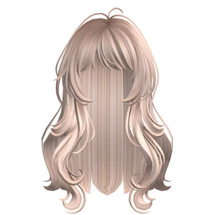 Platinum Anime Cute Wavy Hairstyle Roblox item