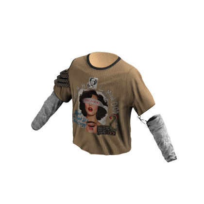 Arcanae Blind Muse Layered Tee
