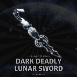 Dark Deadly Lunar Sword | Teh Mens UGCs