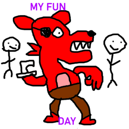 foxy kid drawing Roblox decal