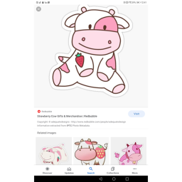 strawberry cow pink's Place Number: #