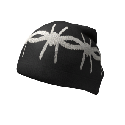 BARBED WIRE BEANIE -- BLACK Roblox item