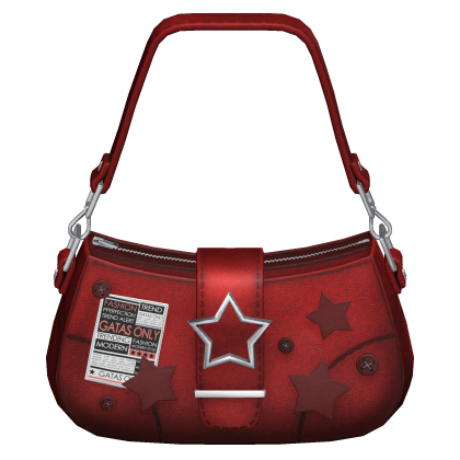 Y2K Red Purse Trendy Girl Side Handbag Gyaru 2000s