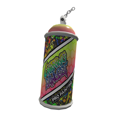 Old Skool Spray Paint Can Keychain thumbnail
