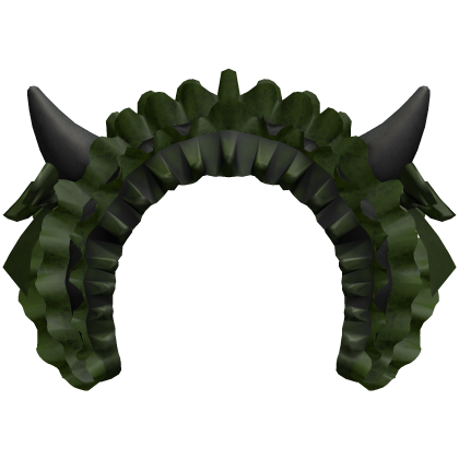 Cute Devil Horns Maid Headband - Green Roblox item