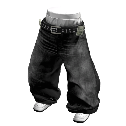 Y2K Money Sagging Jeans(Black)