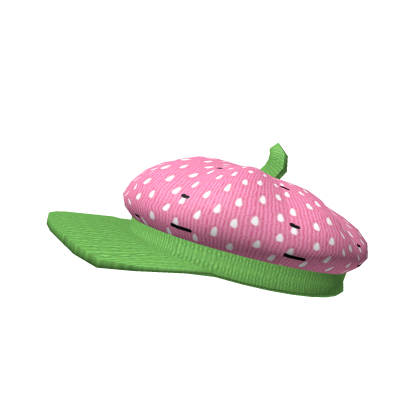 Strawberry Knit Beret Roblox item