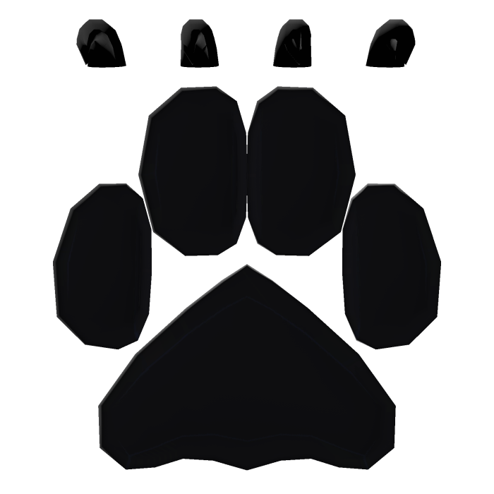 KitR Right Claw Black