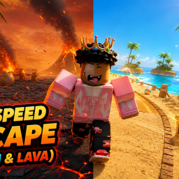 +1 Speed Escape | Beach & lava