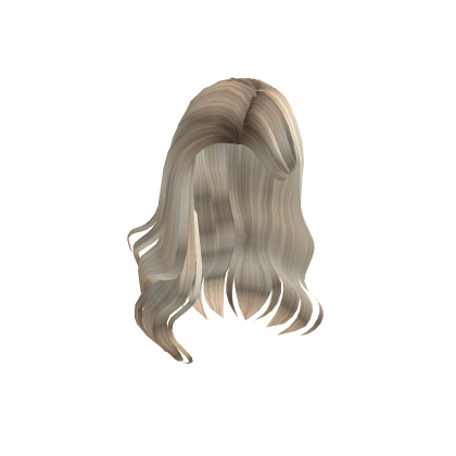 Blonde Fashion Model Side-Part