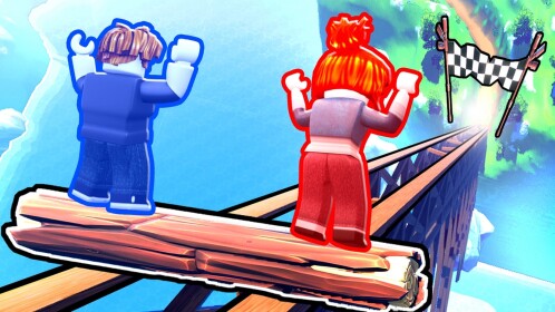Roll a Log [2 Player Obby]