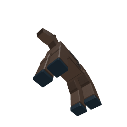Unrigged horse model