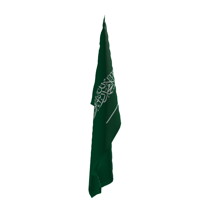 🇸🇦 Saudi Arabia Flag Bandana [Front Pocket]
