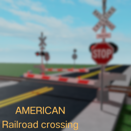 Americam Railroad Crossing