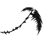 Gothic Onyx Vampire Scythe