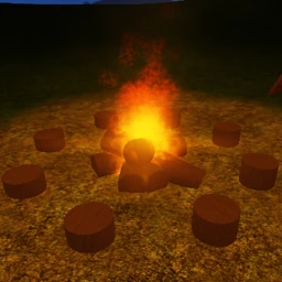 random campfire icon