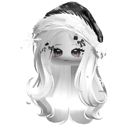 Lush Gentle Swirls w/Santa Hat (Light Pink) Roblox item