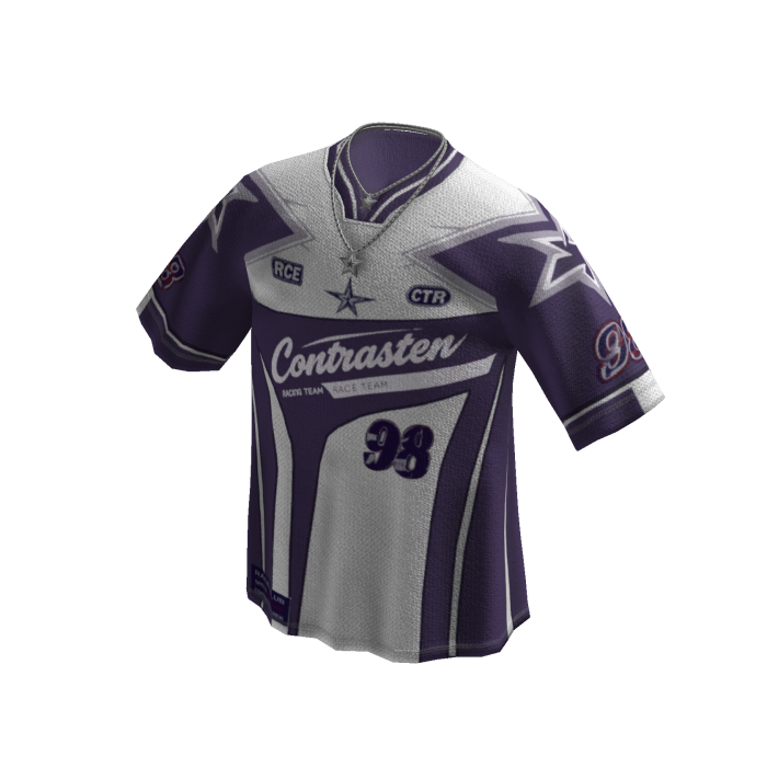 98 Color Block Racing Jersey (Purple)