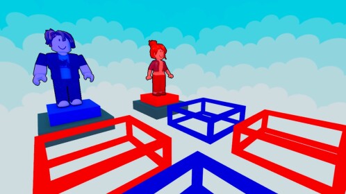 Teamwork Tower Puzzles (Obby)