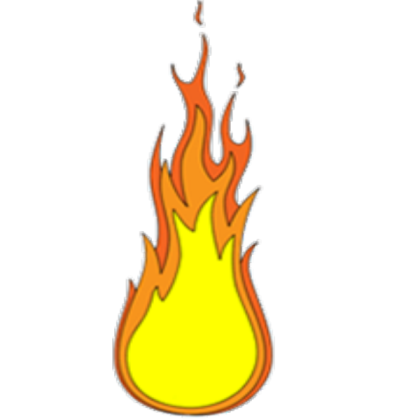 Transparent Flame Roblox decal
