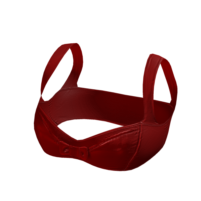 Teddy Bow Bralette Tank Top (Red)