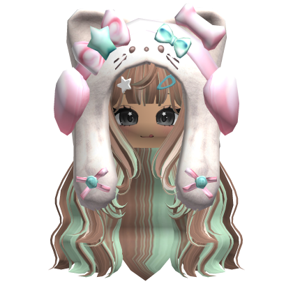 Chocomint Cute Cozy Kitty Hood Hair