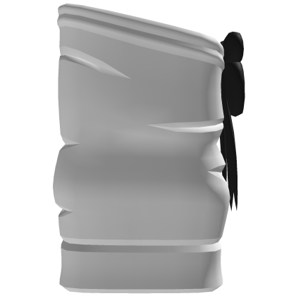 bow back off shoulder top L [ White ]