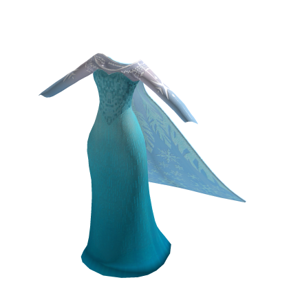 ❄️ Elsa's Ice Queen Frozen Blue Dress thumbnail