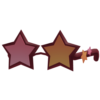 Pink Yellow Star Glasses Friend Spamton