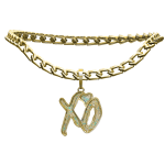 The Weeknd  Gold XO Chain