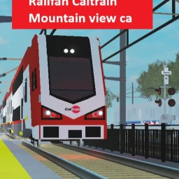 Railfan Caltrain Mountain view ca icon