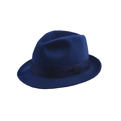 Classic Navy Fedora Hat