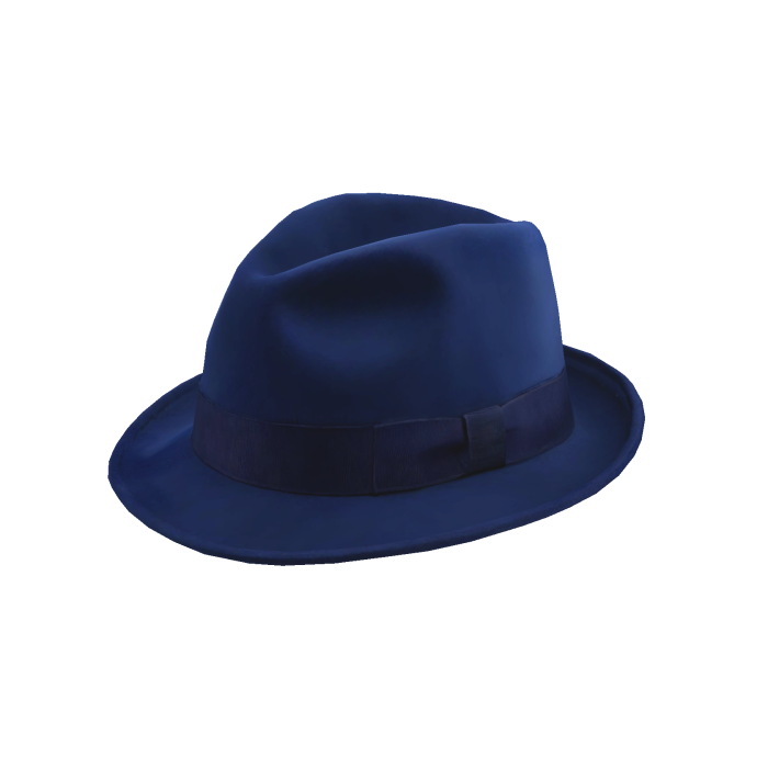 Classic Navy Fedora Hat
