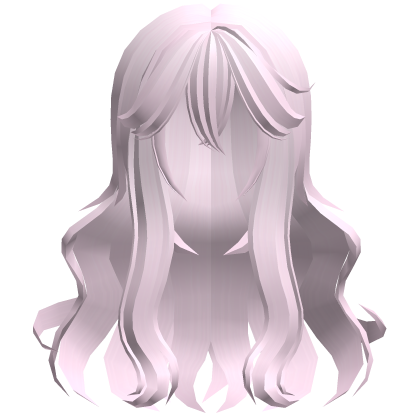 ♡ ꒰ fluffy anime light pink moe wavy hair ꒱ ♡