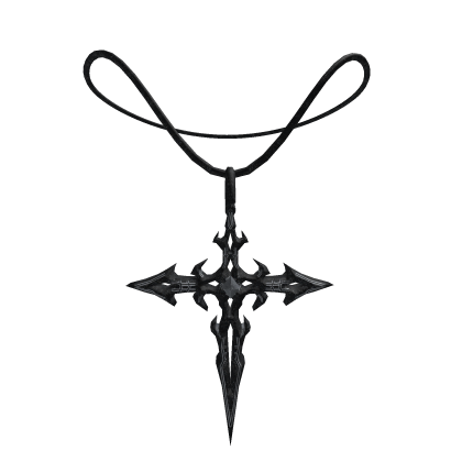 Gritty Y2k Cross Necklace