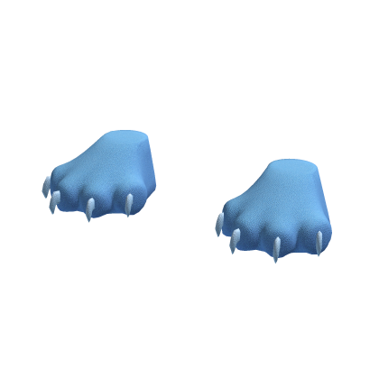 Cozy Blue  Dino Claw Slippers thumbnail