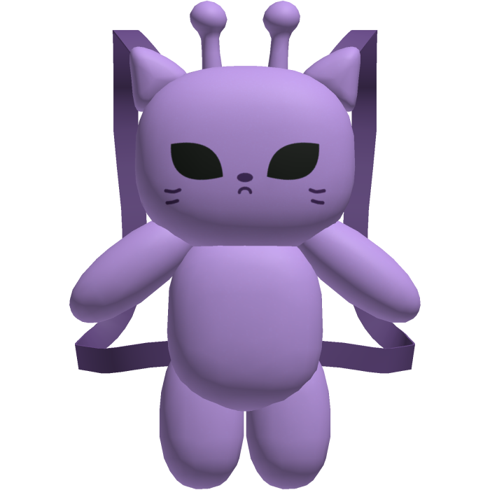 Purple Alien Cat Plushie [3.0]