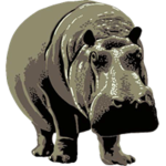its a hippo