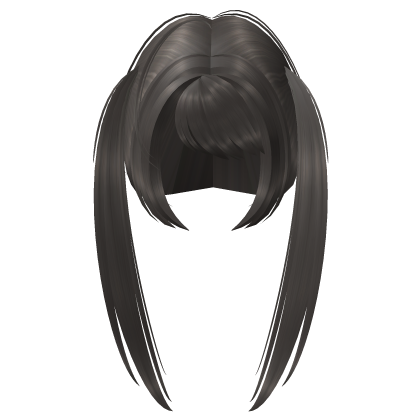 ♡ : egl brown long jirai kei pigtails Roblox item
